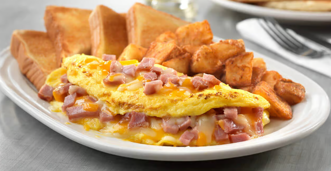 Cheese and Ham Omelette